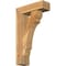 Ekena Millwork Olympic Block Rough Sawn Bracket w/ Offset Brace, Western Red Cedar, 6"W x 18"D x 30"H BKT0604X18X30OLY05RWR - alternate 1